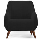 Kit 02 Poltronas Decorativa Fixa Pés De Madeira Paloma D02 Ve