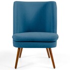 Kit 02 Poltronas Decorativa Fixa Pés Palito Pérsia D02 Veludo