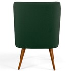 Kit 02 Poltronas Decorativa Fixa Pés Palito Pérsia D02 Veludo