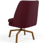 Kit 02 Poltronas Decorativa Giratória Base Ka Castanho Pérsia