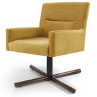 Kit 02 Poltronas Decorativa Giratória Base X Angel D02 Veludo