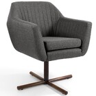 Kit 02 Poltronas Decorativa Giratória Base X Dani D02 Tressê