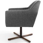 Kit 02 Poltronas Decorativa Giratória Base X Dani D02 Tressê