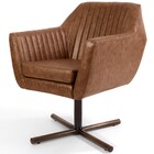 Kit 02 Poltronas Decorativa Giratória Base X Dani D02 Tressê