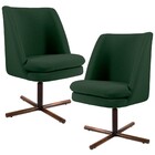 Kit 02 Poltronas Decorativa Giratória Base X Pérsia D02 Velud