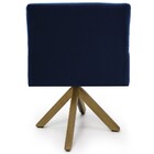 Kit 02 Poltronas Decorativa Giratória De Madeira Angel D02 Ve