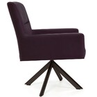 Kit 02 Poltronas Decorativa Giratória Eiffel Choco Angel D02