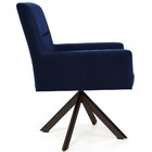 Kit 02 Poltronas Decorativa Giratória Eiffel Choco Angel D02