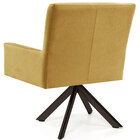 Kit 02 Poltronas Decorativa Giratória Eiffel Choco Angel D02