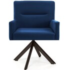 Kit 02 Poltronas Decorativa Giratória Eiffel Choco Angel D02