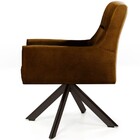 Kit 02 Poltronas Decorativa Giratória Eiffel Choco Angel D02