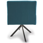 Kit 02 Poltronas Decorativa Giratória Eiffel Grafite Angel D0