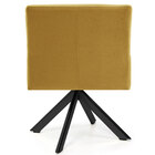 Kit 02 Poltronas Decorativa Giratória Eiffel Preto Angel D02