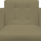 Kit 02 Poltronas Decorativa Isa Pés Palito Suede Marrom Rato
