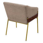 Kit 02 Poltronas Decorativa Jobim Pés De Ferro Gold Bouclé Be