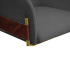 Kit 02 Poltronas Decorativa Jobim Pés De Ferro Gold Bouclé Ci