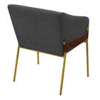 Kit 02 Poltronas Decorativa Jobim Pés De Ferro Gold Bouclé Ci