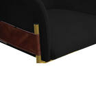 Kit 02 Poltronas Decorativa Jobim Pés De Ferro Gold Bouclé Pr