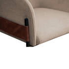 Kit 02 Poltronas Decorativa Jobim Pés De Ferro Preto Bouclé B