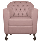 Kit 02 Poltronas Decorativa Julia Linho - Amarena Móveis - Ro