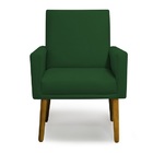 Kit 02 Poltronas Decorativa Nina Suede Verde - Meulardecor