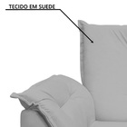 Kit 02 Poltronas Decorativa Opala Base Giratória  Cromada Alu