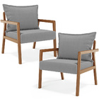 Kit 02 Poltronas Decorativa Para Sala De Estar Alícia L02 Bou