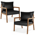 Kit 02 Poltronas Decorativa Para Sala De Estar Alícia L02 Cou