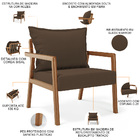 Kit 02 Poltronas Decorativa Para Sala De Estar Alícia L02 Sue