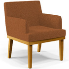 Kit 02 Poltronas Decorativa Para Sala De Estar E Recepção Bea