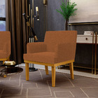 Kit 02 Poltronas Decorativa Para Sala De Estar E Recepção Bea