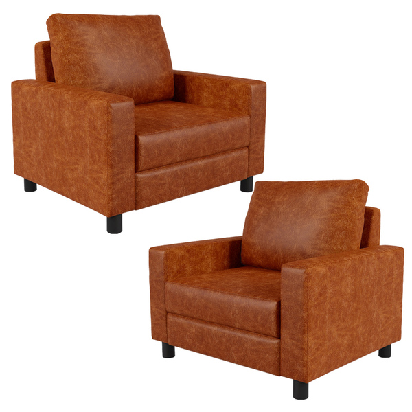 Kit 02 Poltronas Decorativa Para Sala De Estar E Recepção Mal