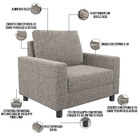 Kit 02 Poltronas Decorativa Para Sala De Estar E Recepção Mal