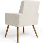 Kit 02 Poltronas Decorativa Para Sala De Estar Maria W01 Pés