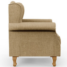 Kit 02 Poltronas Decorativa Para Sala De Estar Yara P02 Linho