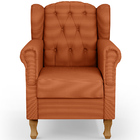 Kit 02 Poltronas Decorativa Para Sala De Estar Yara P02 Tecid