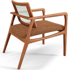 Kit 02 Poltronas Decorativa Para Sala Estar Madeira Tela Sint