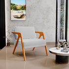 Kit 02 Poltronas Decorativa Para Sala Estar Pietra Estrutura