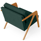 Kit 02 Poltronas Decorativa Para Sala Pietra Estrutura De Mad