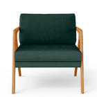 Kit 02 Poltronas Decorativa Para Sala Pietra Estrutura De Mad