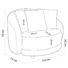 Kit 02 Poltronas Decorativa Sala De Estar Base Fixa De Madeir