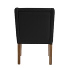 Kit 02 Poltronas Decorativa Sala De Estar Tallulah Pvc Preto