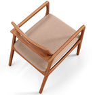 Kit 02 Poltronas Decorativa Sala Estar Madeira Tela Sintética