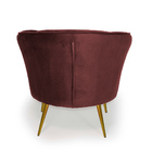 Kit 02 Poltronas Decorativa Sala Pés Palito New Bronze Íris D