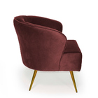 Kit 02 Poltronas Decorativa Sala Pés Palito New Bronze Íris D