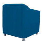 Kit 02 Poltronas Decorativa Tilla Pés Cromados Suede Bege - D