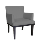 Kit 02 Poltronas Decorativa Vitória Sala E Recepção Com Base