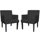 Kit 02 Poltronas Decorativa Vitória Sala E Recepção Com Base