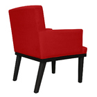 Kit 02 Poltronas Decorativa Vitória Sala E Recepção Com Base