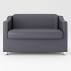 Kit 02 Poltronas Decorativas + Namoradeira Tilla 2 Lugares Ci